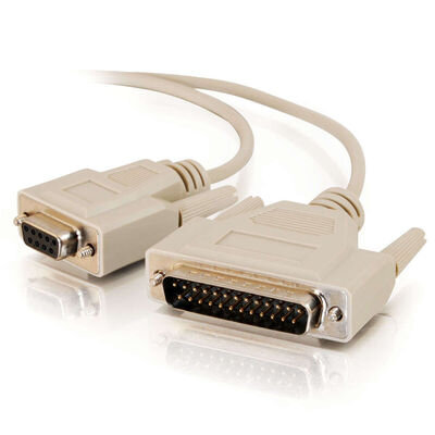 ALOGIC DB25 Male to DB9 Female Null Modem Cable-preview.jpg